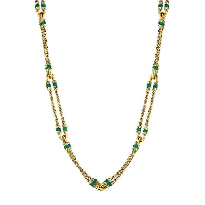 Sparkle In Style With Our Best Jewelry Deals Judith Ripka Ocean Reef Statement Chain with Green Chalcedony Sparkle In Style With Our Best Jewelry Deals Judith Ripka Ocean Reef Statement Chain with Green Chalcedony