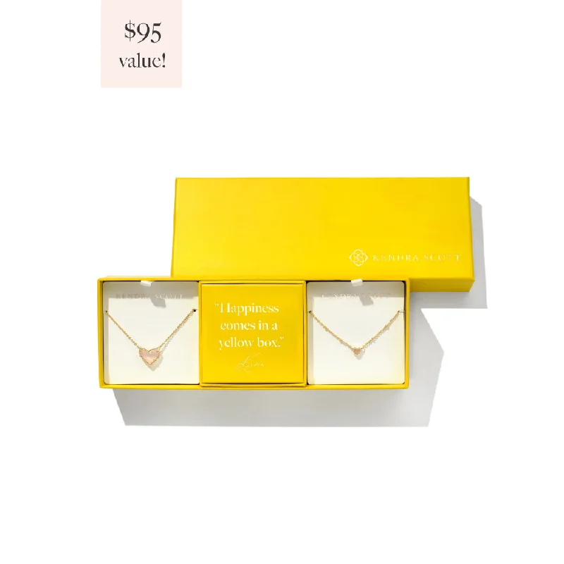 Timeless Jewelry, Timeless Savings – Don't Wait Kendra Scott Ari Heart Necklace Gift Set