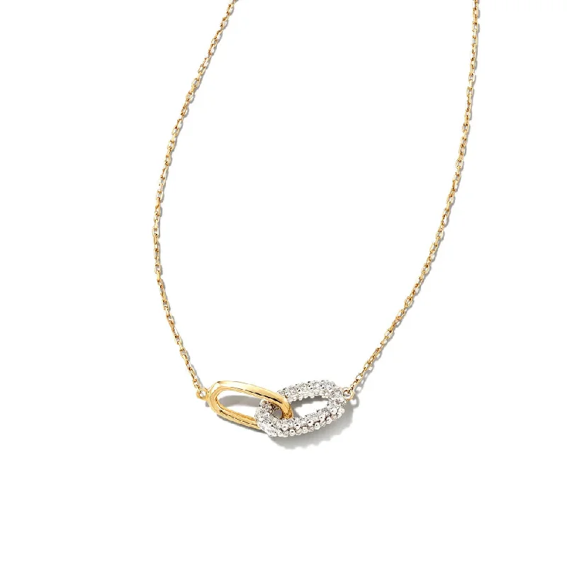 Elegant Necklaces And Bracelets At Limited-Time Offers Kendra Scott Elisa 14k Interlocking Pendant Necklace in White Diamond Elegant Necklaces And Bracelets At Limited-Time Offers Kendra Scott Elisa 14k Interlocking Pendant Necklace in White Diamond
