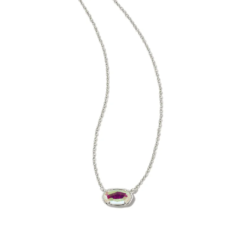 Shop Fine Jewelry With Exclusive Savings Kendra Scott Grayson Silver Pendant Necklace In Dichroic Glass