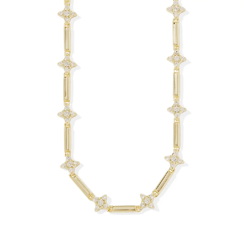 Fashion-Forward Jewelry At Incredible Prices Kendra Scott Holland Strand White Crystal Necklace Fashion-Forward Jewelry At Incredible Prices Kendra Scott Holland Strand White Crystal Necklace