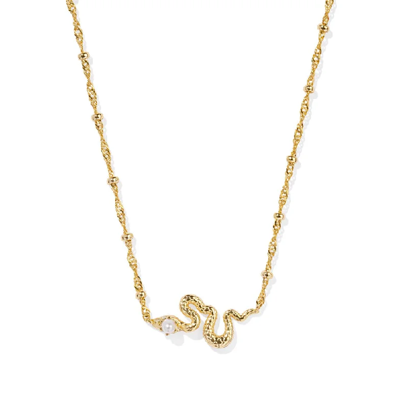 Fashion-Forward Jewelry At Incredible Prices Kendra Scott Lyle Snake Short Pendant Necklace Fashion-Forward Jewelry At Incredible Prices Kendra Scott Lyle Snake Short Pendant Necklace