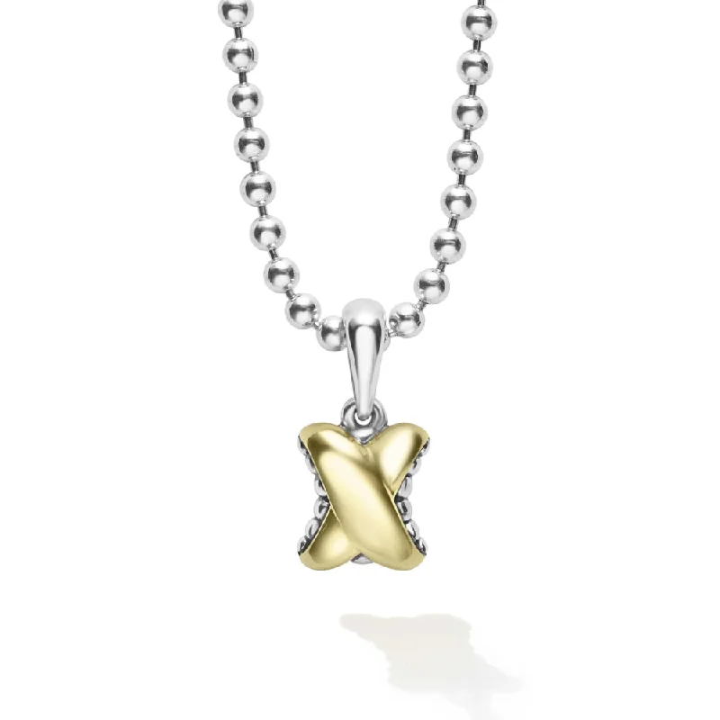 Big Discounts On Elegant Jewelry Collections Lagos Embrace Two-Tone X Pendant Necklace Big Discounts On Elegant Jewelry Collections Lagos Embrace Two-Tone X Pendant Necklace