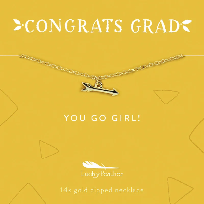 Get The Best Deals On Timeless Jewelry Pieces You Go Girl - Graduation Necklace