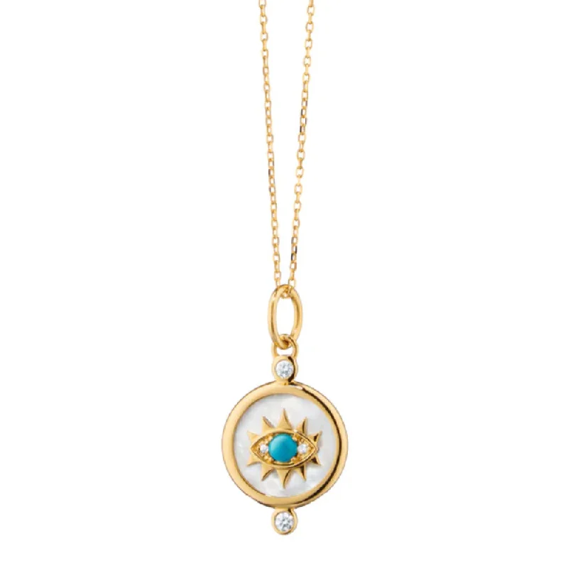 Best-Selling Jewelry Now Available At Special Deals Monica Rich Kosann 18k Mini "Protect" Evil Eye Charm Necklace Best-Selling Jewelry Now Available At Special Deals Monica Rich Kosann 18k Mini "Protect" Evil Eye Charm Necklace