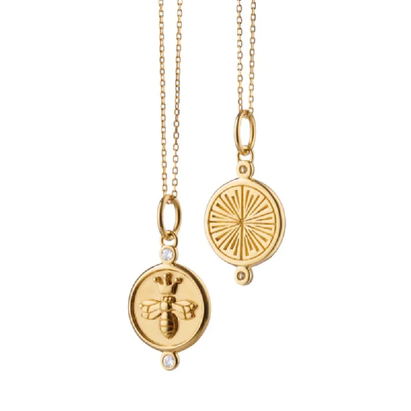 Unbeatable Offers On Luxury And Everyday Jewelry Monica Rich Kosann 18K "Queen Bee" Charm Necklace Unbeatable Offers On Luxury And Everyday Jewelry Monica Rich Kosann 18K "Queen Bee" Charm Necklace