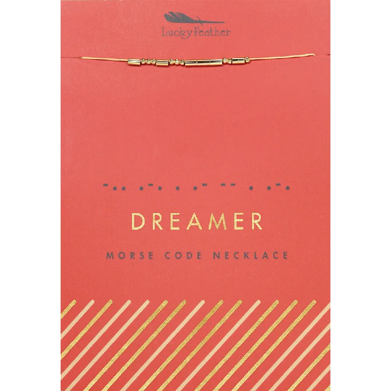 The Perfect Accessory For Less – Jewelry Sale Live Morse Code Necklace - Dreamer