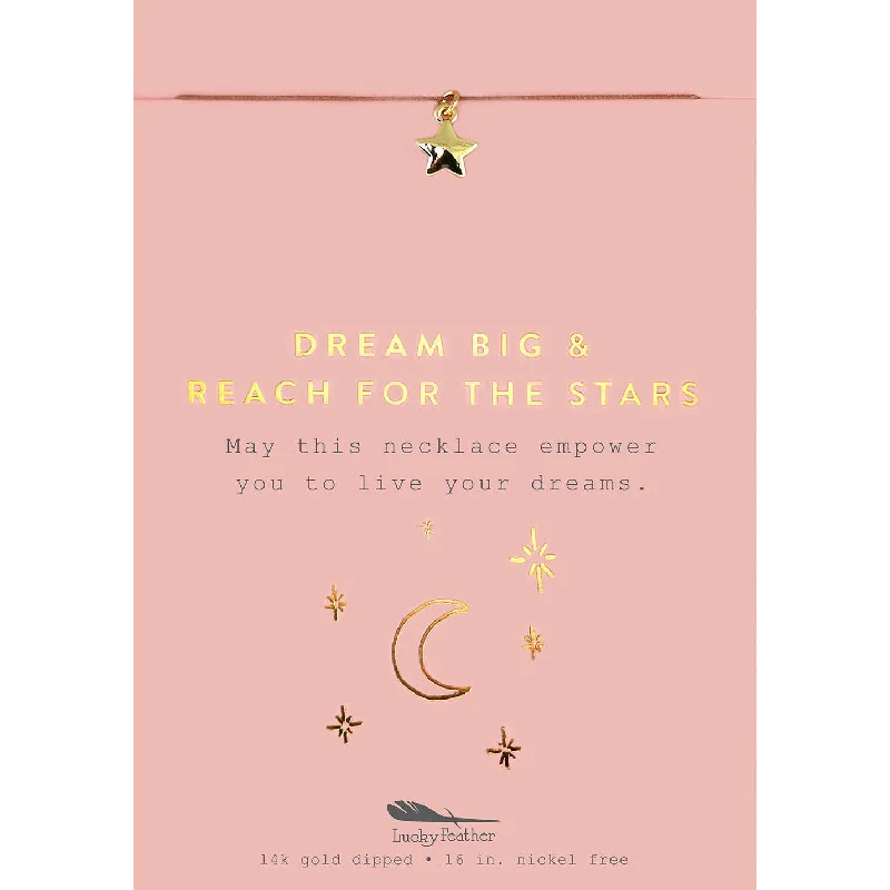 Timeless Elegance At Unbelievable Discounts Dream Big Reach for the Stars - Gold Necklace Timeless Elegance At Unbelievable Discounts Dream Big Reach for the Stars - Gold Necklace