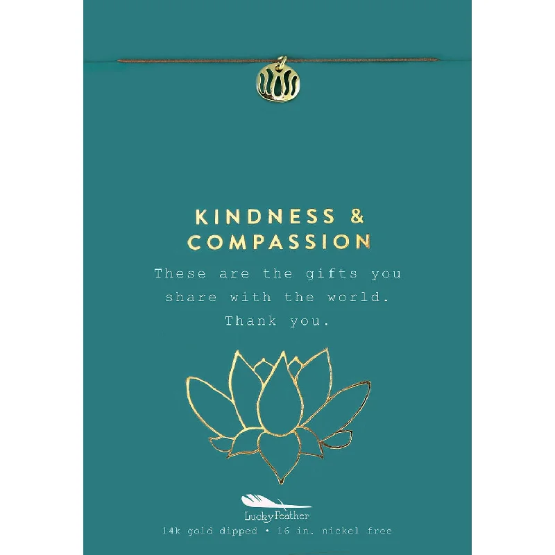 The Biggest Jewelry Sale Of The Year Is Here Kindness and Compassion - Gold Lotus Necklace The Biggest Jewelry Sale Of The Year Is Here Kindness and Compassion - Gold Lotus Necklace