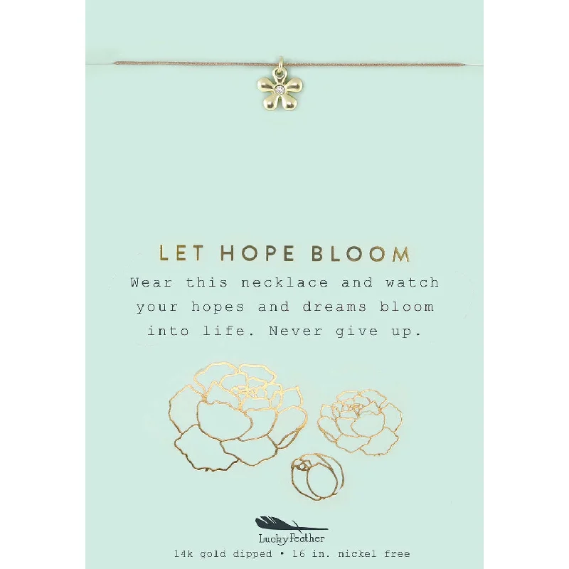 Flash Sale On Exquisite Jewelry – Don't Miss Out Let Hope Bloom - Gold Flower Necklace Flash Sale On Exquisite Jewelry – Don't Miss Out Let Hope Bloom - Gold Flower Necklace