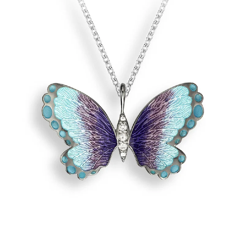 High-Quality Jewelry At A Fraction Of The Cost Nicole Barr Blue Butterfly Enamel Pendant High-Quality Jewelry At A Fraction Of The Cost Nicole Barr Blue Butterfly Enamel Pendant