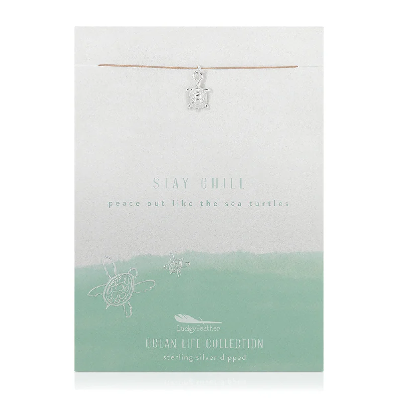 Luxury Jewelry Clearance – Shop Premium Styles Now Ocean Life Necklace - Sea Turtle