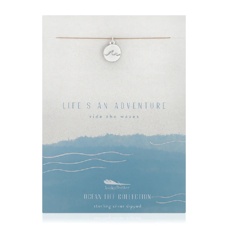 Buy More, Save More On Stunning Jewelry Pieces Ocean Life Necklace - Waves