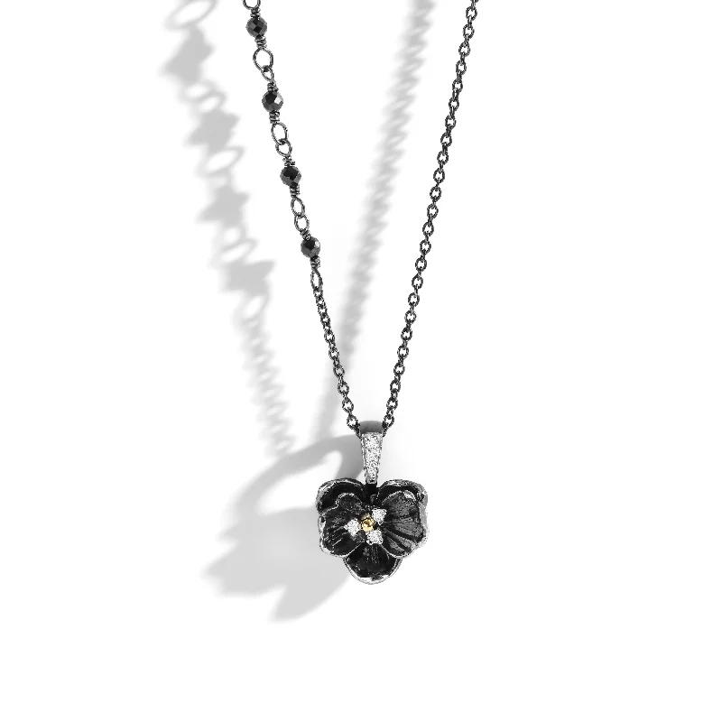 Don't Miss Out – Shop Elegant Jewelry For Less Orchid 11mm Necklace with Diamonds