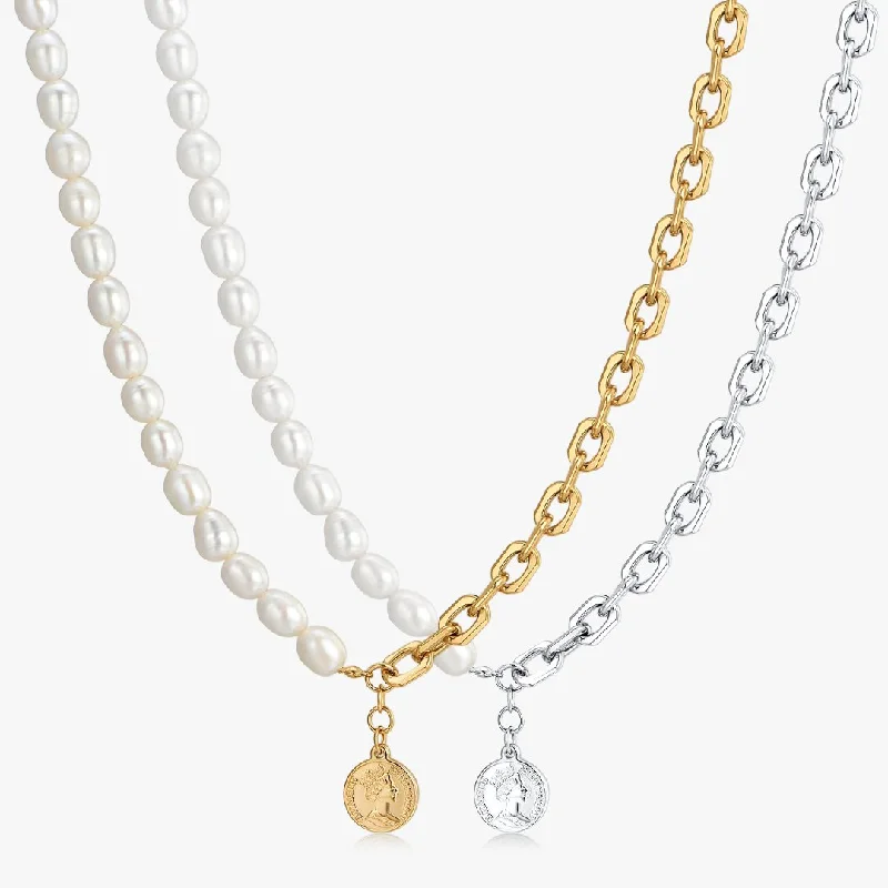 Trending Jewelry Now Available At Exclusive Prices Pendant Chunky Pearl Necklace (Unisex)