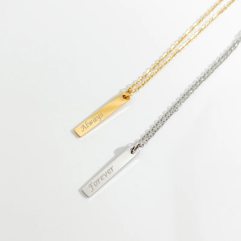 Handcrafted Jewelry Sale – Unique Designs At Low Prices Simple Vertical Bar Necklaces
