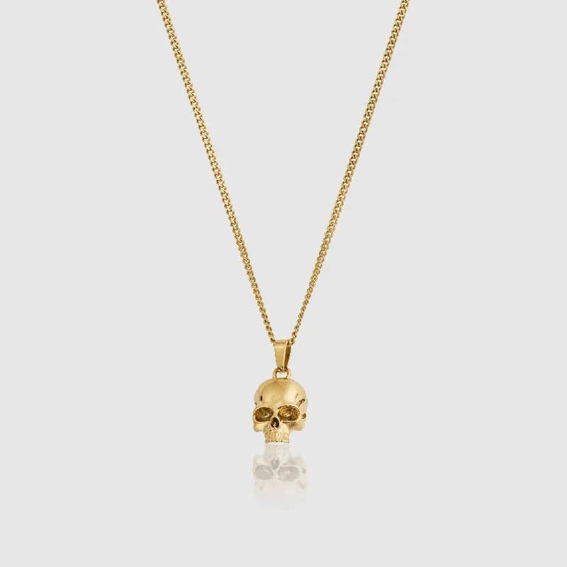 Huge Markdowns On Premium Jewelry Styles Skull Pendant (Gold)