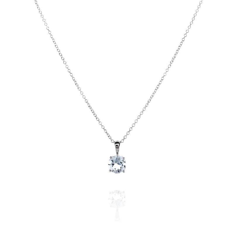 Limited-Stock Jewelry Sale – Once It's Gone, It's Gone Smyth Jewelers 14k Gold Aquamarine Pendant Necklace Limited-Stock Jewelry Sale – Once It's Gone, It's Gone Smyth Jewelers 14k Gold Aquamarine Pendant Necklace