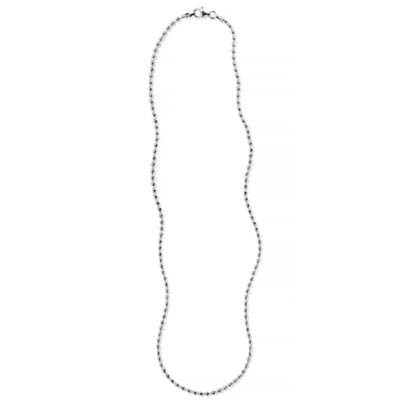 Seasonal Jewelry Sale – Upgrade Your Style Today Sterling Silver Rice Bead Chain, 20" Seasonal Jewelry Sale – Upgrade Your Style Today Sterling Silver Rice Bead Chain, 20"