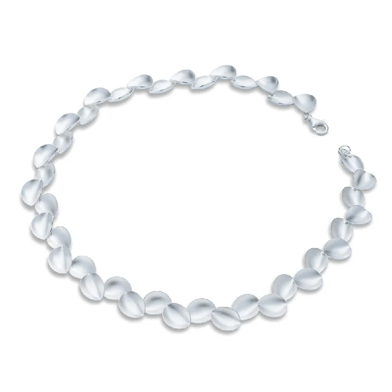 Luxury Meets Affordability – Jewelry Sale Now Live Sterling Silver Rose Petals Necklace