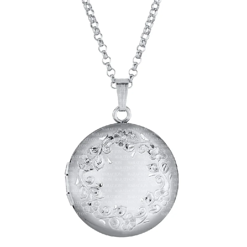 Bestselling Jewelry At Special Promotional Rates Sterling Silver Round Engraved Locket Bestselling Jewelry At Special Promotional Rates Sterling Silver Round Engraved Locket