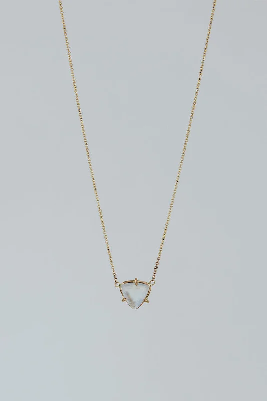 Flash Jewelry Sale – Get Stunning Pieces At Low Prices Trillion Gem Cut Necklace - Moonstone