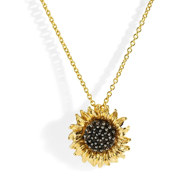 Shop Elegant Jewelry At Unbeatable Prices Vincent 15mm Pendant Necklace with Black Diamonds Shop Elegant Jewelry At Unbeatable Prices Vincent 15mm Pendant Necklace with Black Diamonds