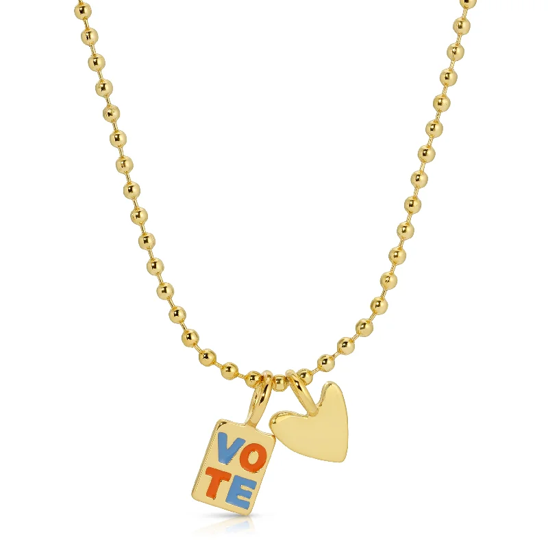Exclusive Jewelry Sale – Sparkle For Less Vote Your Heart Necklace
