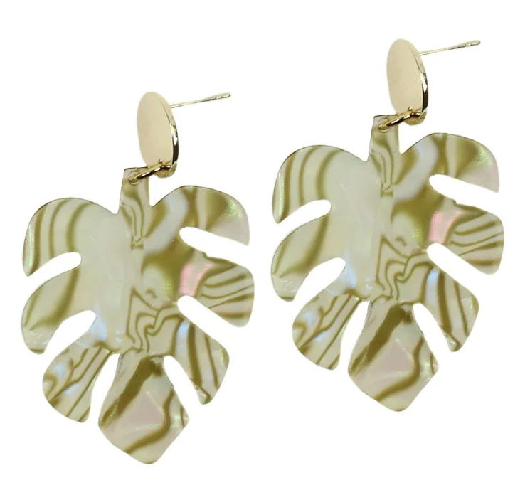 Shop Dazzling Rings, Earrings, And More At Special Discounts Abalone Palm Earring