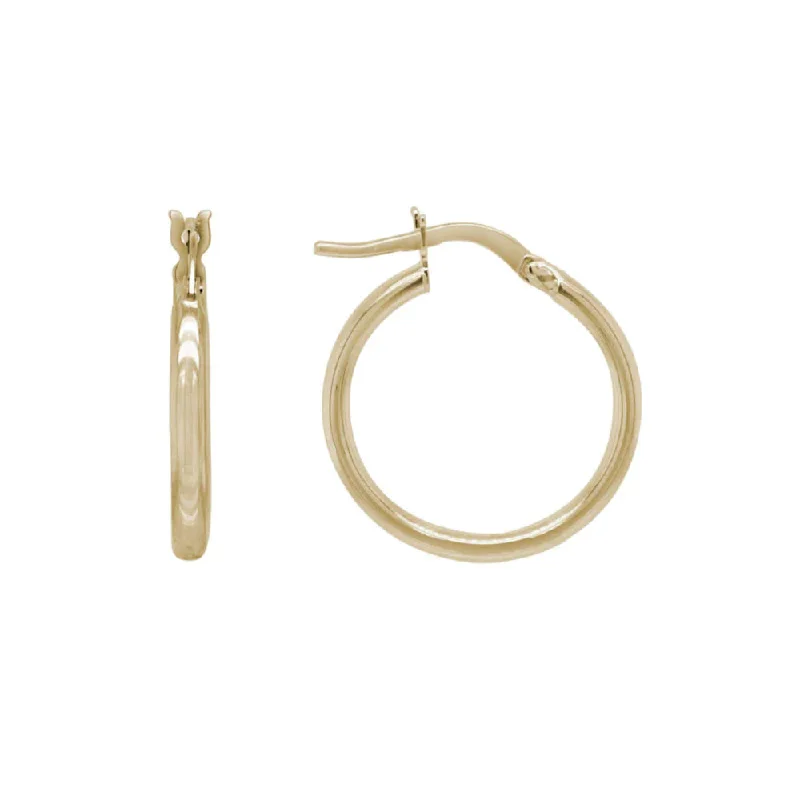 Affordable Glamour – Premium Jewelry For Less 14k Gold 15mm Hoop Earrings