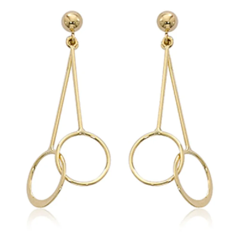 Celebrate With Sparkle – Jewelry Sale Now Live 14k Gold Mini Circle Drop Earrings