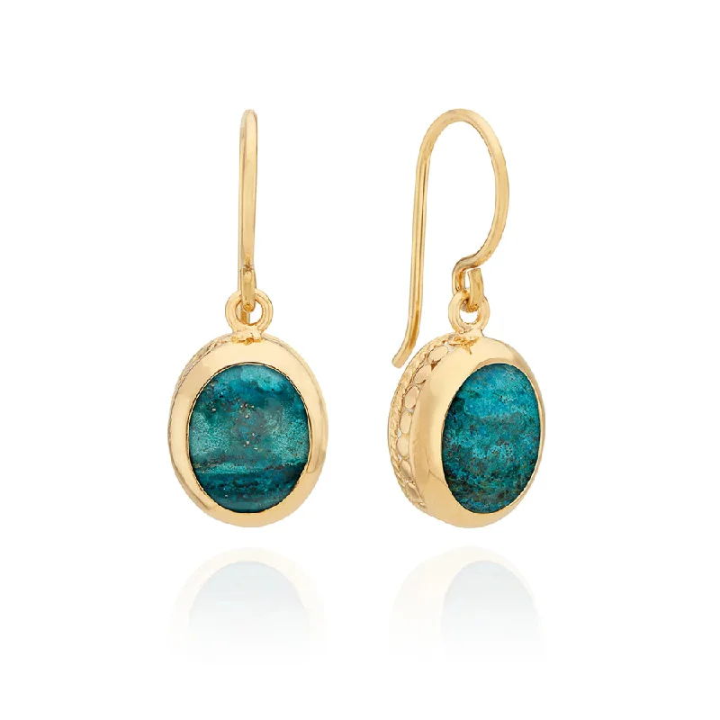 Luxury Jewelry Without The Luxury Price Tag Anna Beck Malachite Chrysocolla Drop Earrings Luxury Jewelry Without The Luxury Price Tag Anna Beck Malachite Chrysocolla Drop Earrings