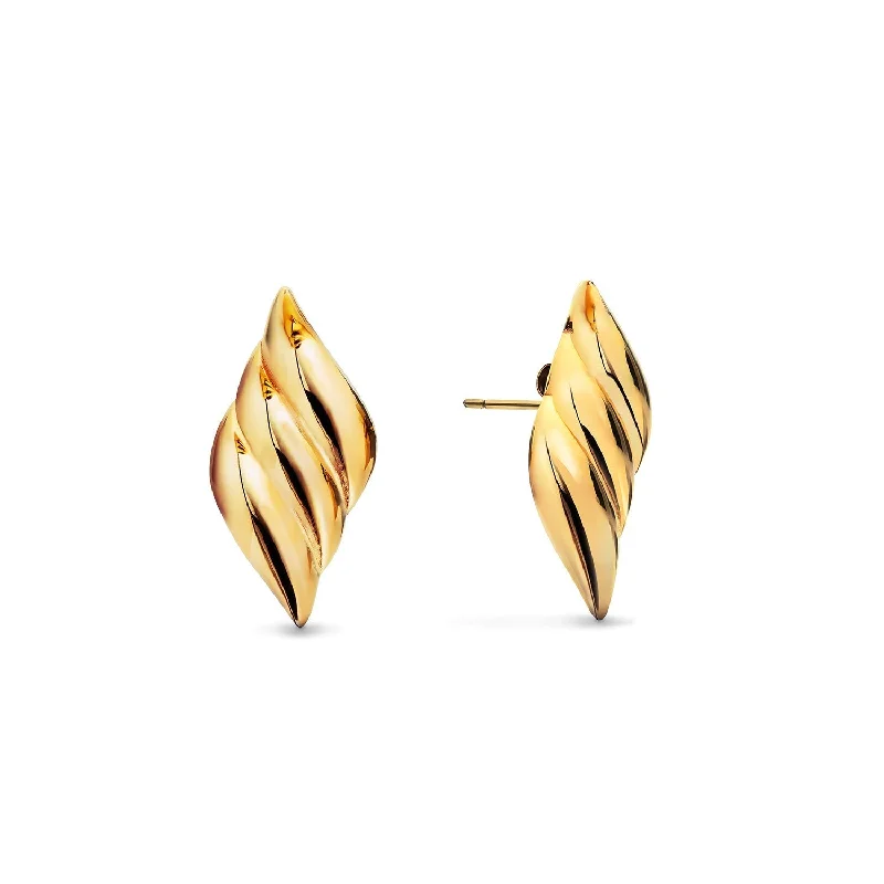 Discover Unique Jewelry With Special Limited-Time Offers As You Are Wave Stud Earrings (Gold) Discover Unique Jewelry With Special Limited-Time Offers As You Are Wave Stud Earrings (Gold)
