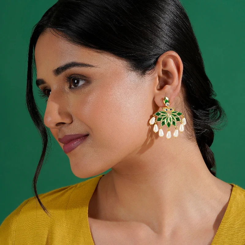 Luxury Jewelry Sale – Sparkle For Less Baby Doll Green Truck Art Earrings
