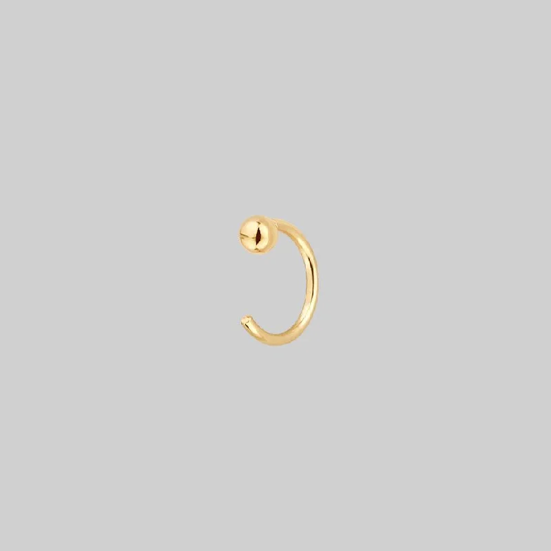 Must-Have Jewelry At Irresistible Discounts Ball Huggie Hoop Earrings - Gold