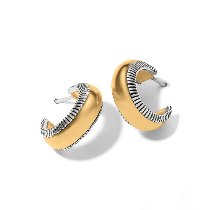 Huge Savings On Timeless Jewelry Collections Brighton Interlok Noir Golden Small Hoop Earrings Huge Savings On Timeless Jewelry Collections Brighton Interlok Noir Golden Small Hoop Earrings