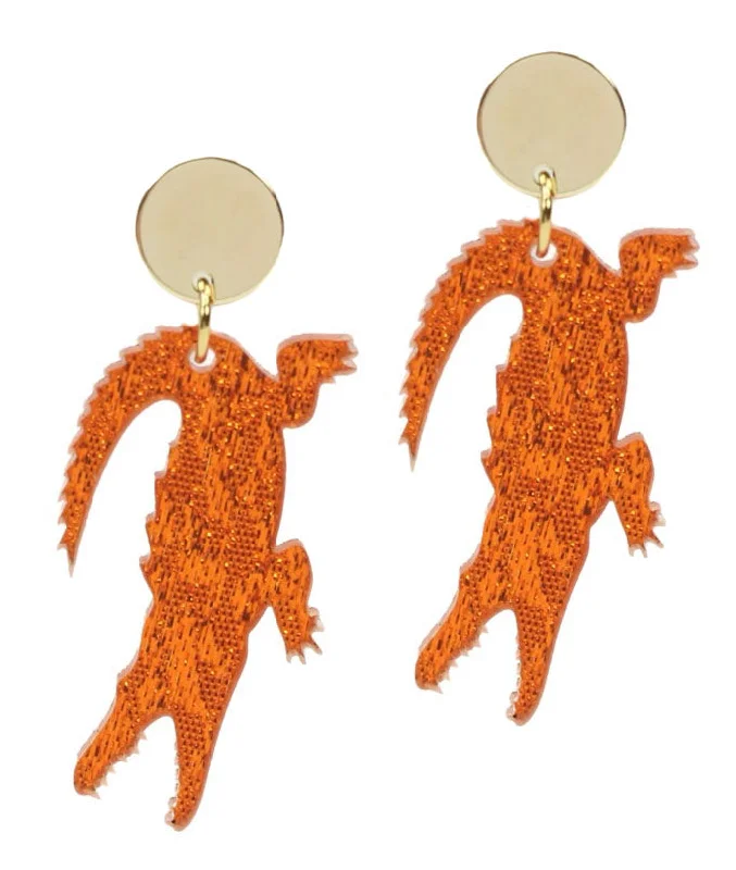Accessorize For Less – Luxury Jewelry At Affordable Prices Chomp Chomp Earring - Orange Accessorize For Less – Luxury Jewelry At Affordable Prices Chomp Chomp Earring - Orange