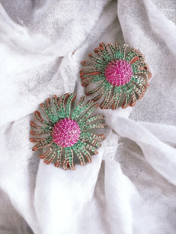 High-End Sparkle, Low-End Prices – Shop Now Cubic Zirconia Decor Stud Earrings