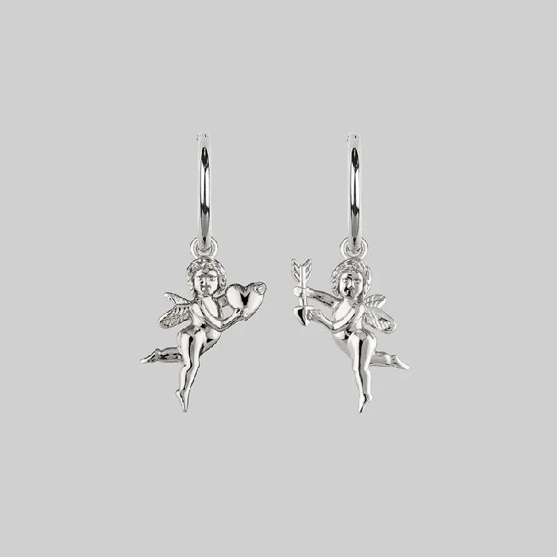Exclusive Jewelry Discounts – Shop Now For Savings Cupid & Psyche Lovers Hoop Earrings - Silver Exclusive Jewelry Discounts – Shop Now For Savings Cupid & Psyche Lovers Hoop Earrings - Silver