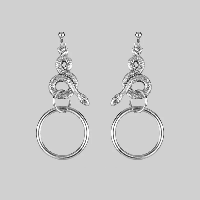 Fashion-Forward Geometric Jewelry For Contemporary Style MERYLL. Snake Wrap Ring Earrings Fashion-Forward Geometric Jewelry For Contemporary Style MERYLL. Snake Wrap Ring Earrings