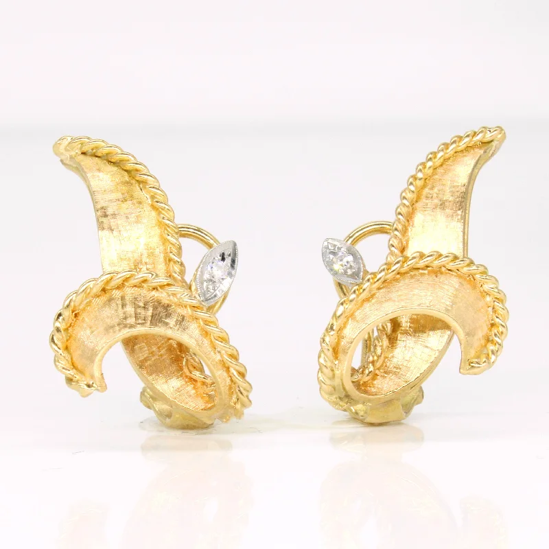 Huge Savings On Premium Jewelry Styles 18k Yellow Gold Diamond Earrings | 0.04ctw | Huge Savings On Premium Jewelry Styles 18k Yellow Gold Diamond Earrings | 0.04ctw |