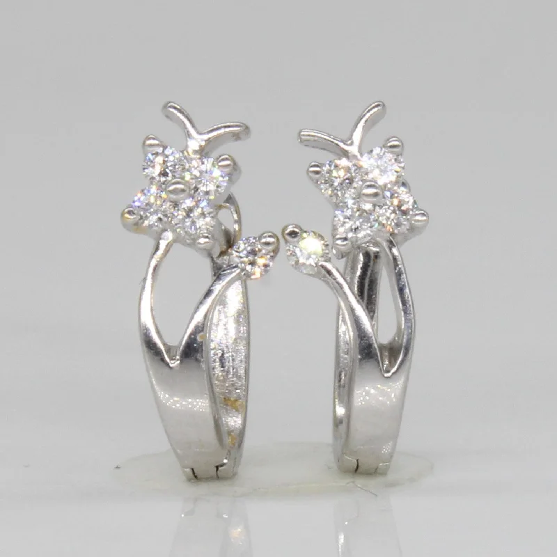 Shop Fine Jewelry With Exclusive Savings 18k White Gold Diamond Earrings | 0.15ctw | Shop Fine Jewelry With Exclusive Savings 18k White Gold Diamond Earrings | 0.15ctw |