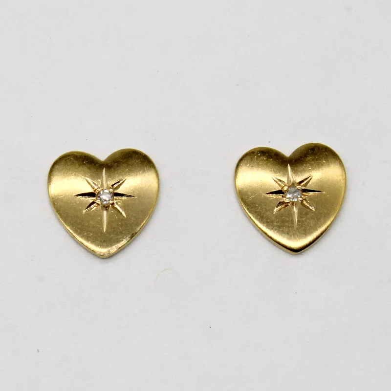 Seasonal Jewelry Deals – Elevate Your Style 14k Yellow Gold Diamond Heart Earrings | 0.01ctw | Seasonal Jewelry Deals – Elevate Your Style 14k Yellow Gold Diamond Heart Earrings | 0.01ctw |