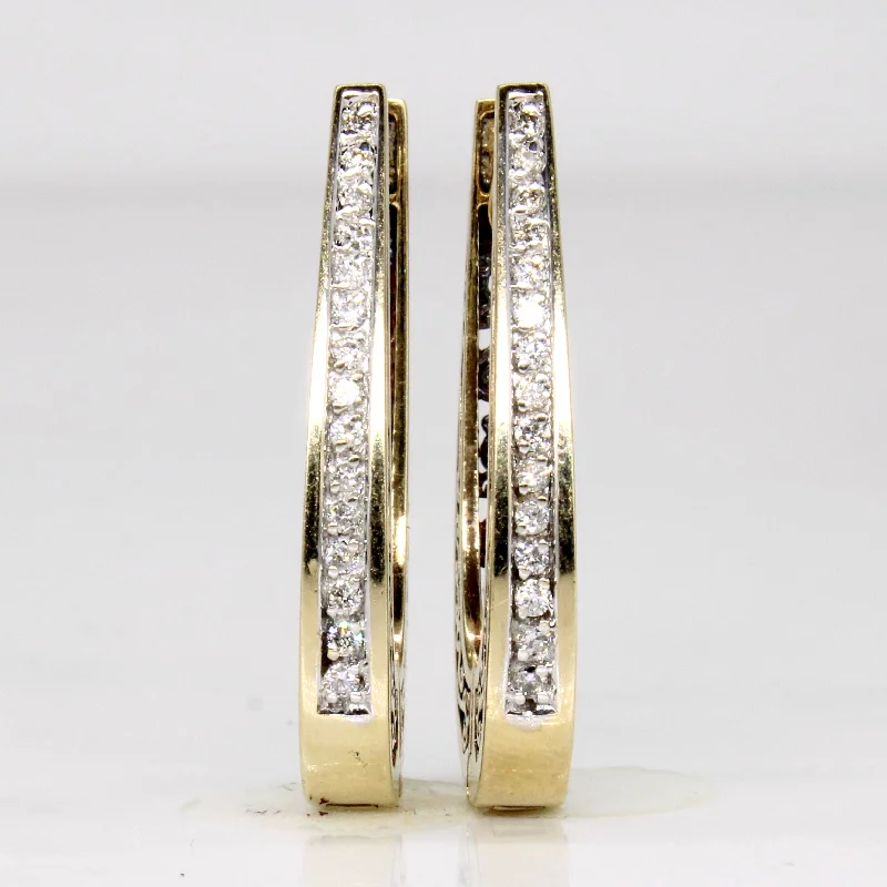 Flash Deals On Fine Jewelry – Shop Before It's Gone 10k Gold Diamond Hoop Earrings | 0.23ctw | Flash Deals On Fine Jewelry – Shop Before It's Gone 10k Gold Diamond Hoop Earrings | 0.23ctw |
