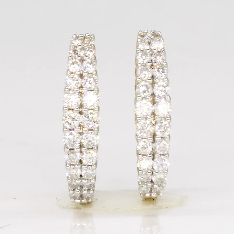 Fine Jewelry, Limited-Time Offers Available Diamond Hoop Earrings | 0.25ctw |