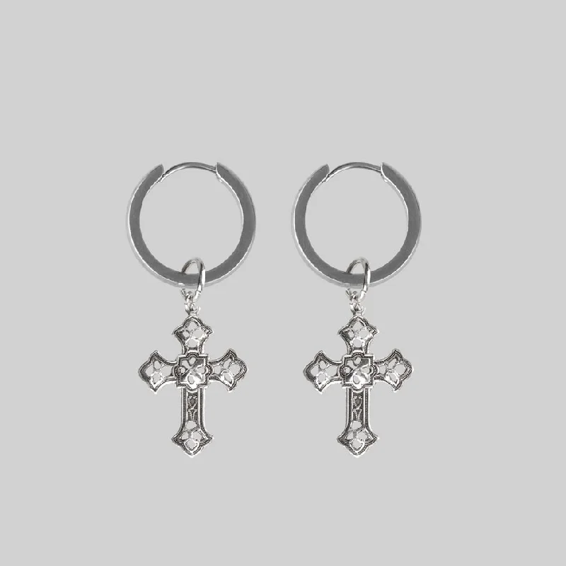 Exclusive Jewelry Discounts – Shop Now For Savings EVA. Cut Out Cross Earrings
