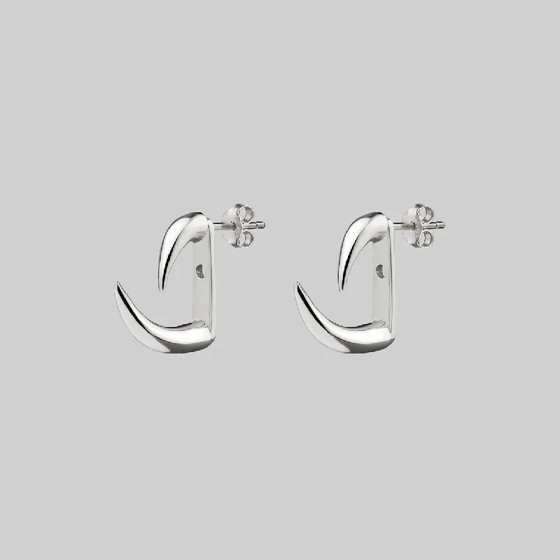 Shop Dazzling Rings, Earrings, And More At Special Discounts FAWN 2. Two Claw Talon Earrings - Silver Shop Dazzling Rings, Earrings, And More At Special Discounts FAWN 2. Two Claw Talon Earrings - Silver