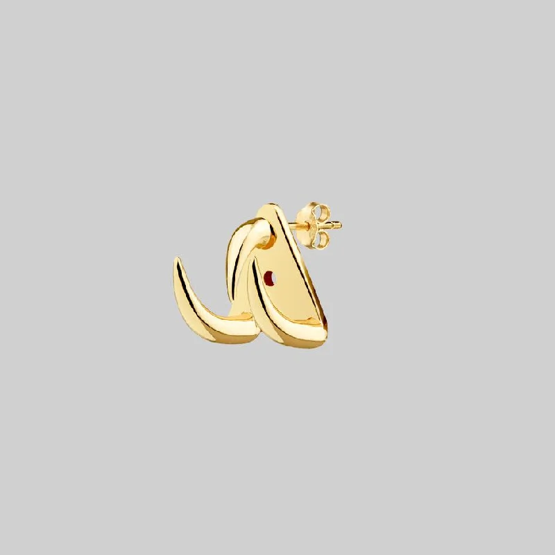 Upgrade Your Collection With Our Limited-Time Jewelry Sale FAWN 3. Three Claw Talon Earrings - Gold