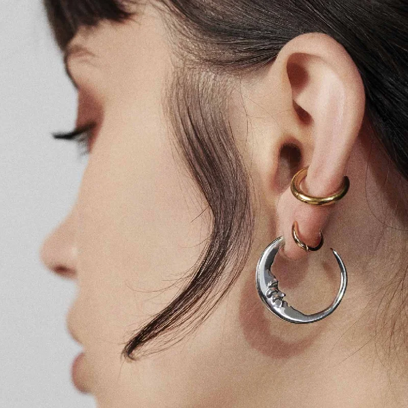 Exclusive Jewelry Markdowns – Limited-Time Offer GOOD NIGHT. Man in the Moon Crescent Earrings - Silver Exclusive Jewelry Markdowns – Limited-Time Offer GOOD NIGHT. Man in the Moon Crescent Earrings - Silver