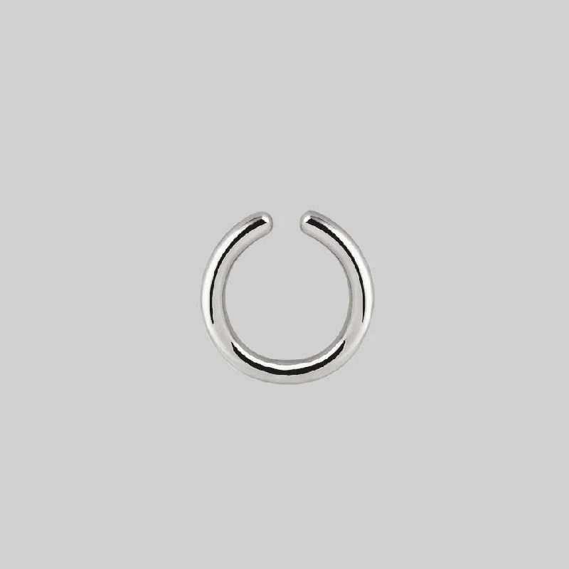 Affordable Luxury Jewelry For Every Occasion HALO. Conch Ear Cuff - Silver